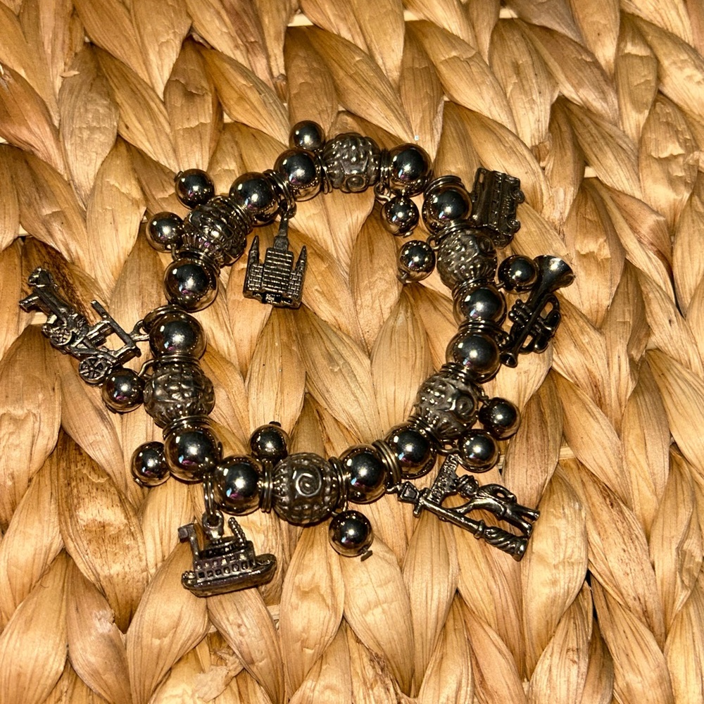 Antique Silver Charm Bracelet